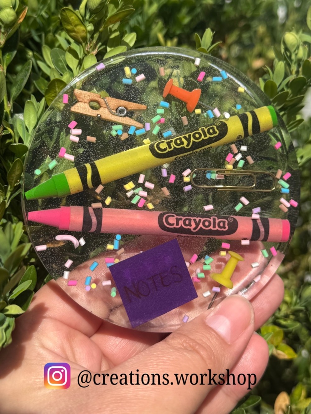 Crayola Teacher Coaster